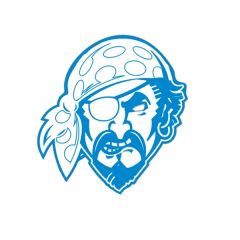 Pirate Hand Fan Without Stick