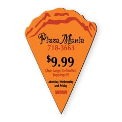 Pizza Slice Shape Vinyl Magnet