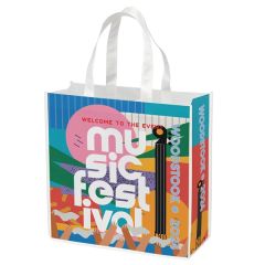Plant Based Non-Woven Sublimated Tote Bag 13 X 5x 13