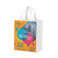 Plant Based Non-Woven Sublimated Tote Bag 8 Inch X 5 Inch X 10 Inch