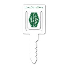 Plastic Key Bookmark - PVC Or Polycarbonate