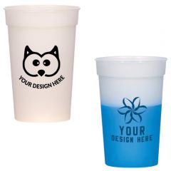 Plastic Reusable Beverage Cup - 17 Oz.
