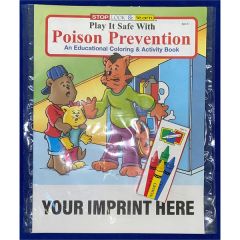 Play It Safe Poison Prevention Coloring/Activity Book Pack