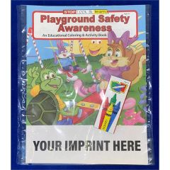 Playground Safety Awareness Coloring Book Fun Pack