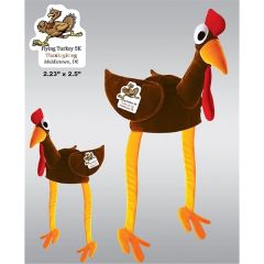 Plush Gobbler Hat W/ Custom Heat Transfer