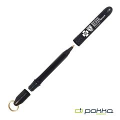 Pokka Pocket Pen W/Dock & Gold Keyring & In Tin Box