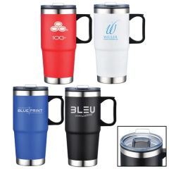 Polar 24 Oz Double Walled Travel Mug W/ Handle