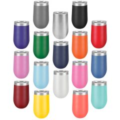 Polar Camel 16 Oz Vacuum Insulated Stemless Tumbler W/Lid
