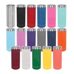 Polar Camel 22 Oz Skinny Tumbler With Slider Lid
