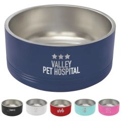 Polar Camel 64 Oz Stainless Steel Pet Bowls