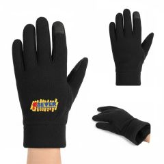 Polar Fleece Touchscreen Grip Gloves