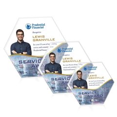Polaris Hexagon Vividprint Award - Silver