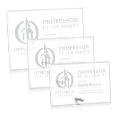Polaris Rectangle H Award - Silver