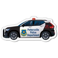 Police SUV Shaped Magnet, Full Color Digital