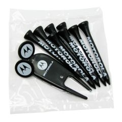 Poly Packet W/ 8 Tees 2 Markers & 1 Divot