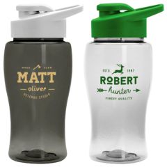 Poly-Pure Junior 18 Oz Bottles - Drink-Thru Lid