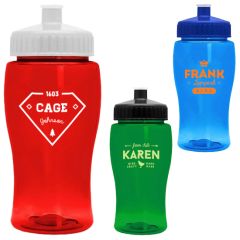 Poly-Pure Junior 18 Oz Transparent Bottles