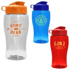 Poly-Pure Junior 18 Oz Transparent Bottles