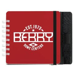 Poly Square Journals With Pen Loop