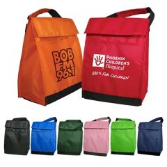 Polyester Insulated Lunch Bags With Handle & Pocket