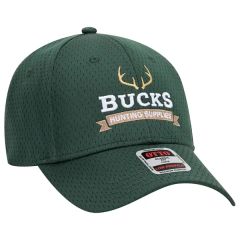 Polyester Pro Mesh Gray Undervisor 6 Panel Baseball Cap
