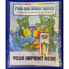 Pool And Water Safety Coloring Book Fun Pack