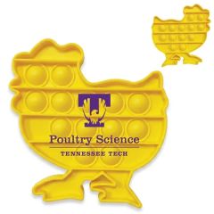 Pop It Fidget Toy - Chicken Shaped Full Color