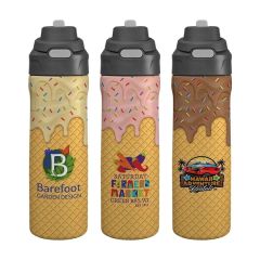 Pop Up 24 Oz Recycled Ice Cream Bottle