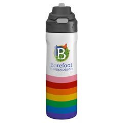 Pop Up 24 Oz Recycled Rainbow Bottle