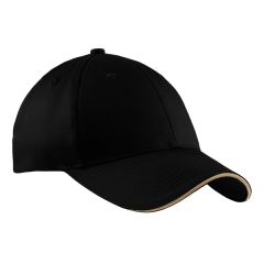 Port Authority Cotton Twill Sandwich Bill Cap