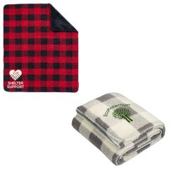 Port Authority Double-Sided Sherpa/Plush Blanket