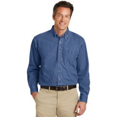 Port Authority Heavyweight Denim Shirt.
