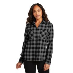 Port Authority Ladies Plaid Flannel Shirt