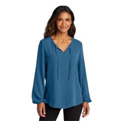Port Authority Ladies Textured Crepe Blouse