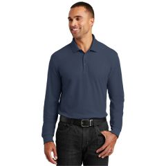 Port Authority Long Sleeve Core Classic Pique Polo.