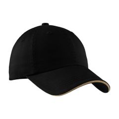 Port Authority Sandwich Bill Cap With Striped Closure