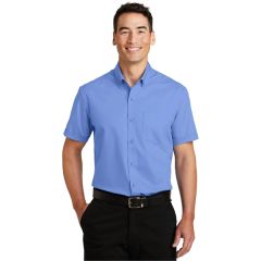 Port Authority Short Sleeve Superpro Twill Shirt.