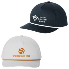 Port Authority Snapback Five-Panel Rope Cap