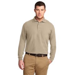 Port Authority Tall Silk Touch Long Sleeve Polo.
