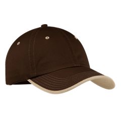 Port Authority Vintage Washed Contrast Stitch Cap.