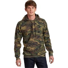 Port & Company Core Fleece Camo Pullover Hooded Sweatshirt.