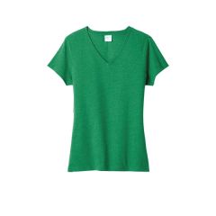 Port & Company Ladies Fan Favorite Blend V-Neck Tee.