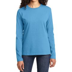 Port And Company Ladies Long Sleeve Core Cotton Tee