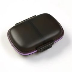 Portable 8-Compartment Sealed Medicine Box