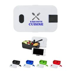Portable Bento-Style Plastic Lunch Kit