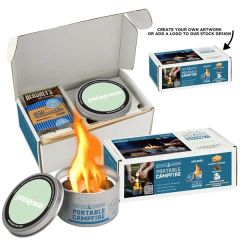 Portable Campfire S'mores Night Pack With Label & Custom Box