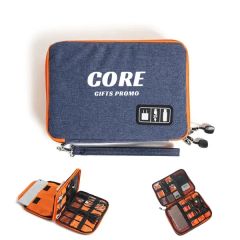 Portable Electronic Travel Cable Organizer Bag