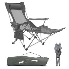 Portable Folding Reclining Camping Chairs With Carry Bag