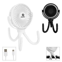 Portable Rechargeable Fan With Flexible Tripod