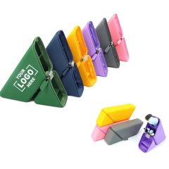 Portable Silicone Pen Holder Pencil Case With Zipper